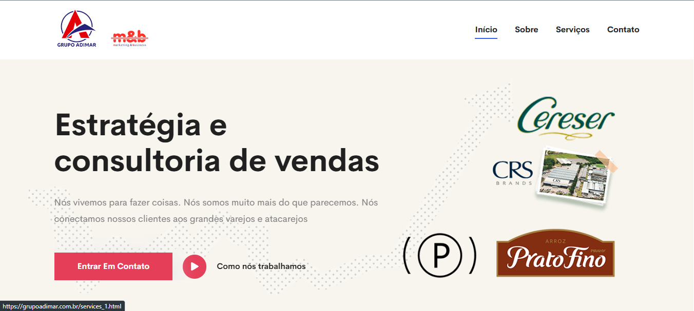 Exemplo de estrutura digital organizada pela AJA